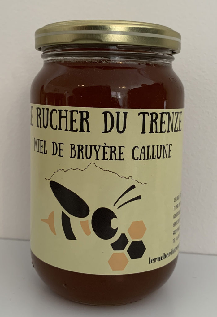 Miel Bruyère de callune, le rucher du trenze du miel produit en Cévennes (lozere)