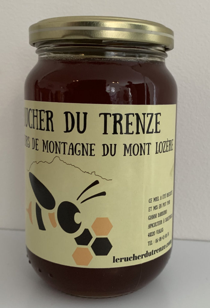 Miel du mont-lozère, le rucher du trenze du miel produit en Cévennes (lozere)